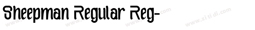 Sheepman Regular Reg字体转换 Sheepman Regular Reg字体转换